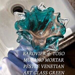 Murano Glass Pestle - Green